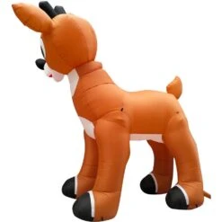 15 Ft. Pre-Lit Reindeer With Moving Head -Christmas Decor Shop fraser hill farm christmas inflatables fhfinrnd015 1la c3 1000