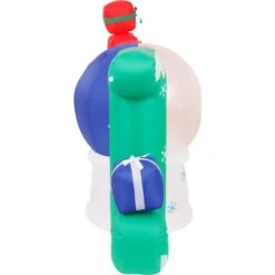 4.5-Ft. Tall Pre-Lit Inflatable JOY Snow Globe -Christmas Decor Shop fraser hill farm christmas inflatables fhfjoy041 l 1f 1000