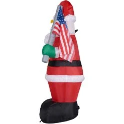 8 Ft. Americana Santa With Bald Eagle Christmas Inflatable With Lights 23 8 Ft. Americana Santa With Bald Eagle Christmas Inflatable With Lights -Christmas Decor Shop fraser hill farm christmas inflatables fhfsanta081 l c3 1000