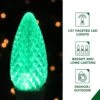 3 Ft. 137-Light LED Red/Green Oval Ornament Light -Christmas Decor Shop fraser hill farm christmas novelty lights ffchled036 orn0 grn rd 64 1000