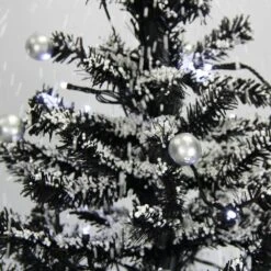 29 In. Black Christmas Tree With Star Topper And Umbrella Base -Christmas Decor Shop fraser hill farm christmas tree toppers fstr029a blk 1f 1000