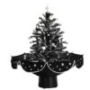 29 In. Black Christmas Tree With Star Topper And Umbrella Base -Christmas Decor Shop fraser hill farm christmas tree toppers fstr029a blk 64 1000