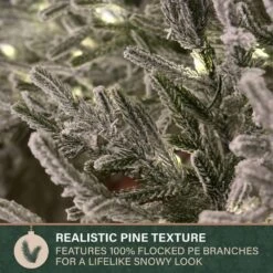 36 In. Light Flocked Battery Operated Prelit LED Artificial Christmas Wreath With Timer 18 36 In. Light Flocked Battery Operated Prelit LED Artificial Christmas Wreath With Timer -Christmas Decor Shop fraser hill farm christmas wreaths ffrf036w 5msn 40 1000