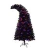 6 Ft. Whimsical Black Curved Holly Artificial Christmas Tree Arrangement With 900 Tips And 250 2-color LED Lights -Christmas Decor Shop fresh christmas plants ff ct21 h 64 1000
