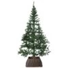 Brown Plastic, Rattan Foldable Christmas Tree Skirt Collar Basket, Ring Base Stand Cover -Christmas Decor Shop gardenised christmas tree skirts qi004155 br 64 1000
