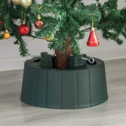 Green Plastic Christmas Tree Stand With Screw Fastener 11 Green Plastic Christmas Tree Stand With Screw Fastener -Christmas Decor Shop gardenised christmas tree stands qi003953 4f 1000