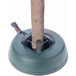 Large 14.5 In. Dia. X 3.5 In. H Automatic Plastic Green Foot Pedal Christmas Tree Stand -Christmas Decor Shop gardenised christmas tree stands qi003954 l 4f 1000