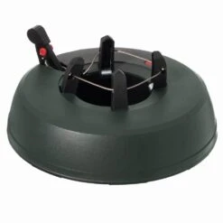 Large 14.5 In. Dia. X 3.5 In. H Automatic Plastic Green Foot Pedal Christmas Tree Stand