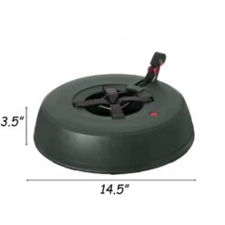 Large 14.5 In. Dia. X 3.5 In. H Automatic Plastic Green Foot Pedal Christmas Tree Stand -Christmas Decor Shop gardenised christmas tree stands qi003954 l fa 1000