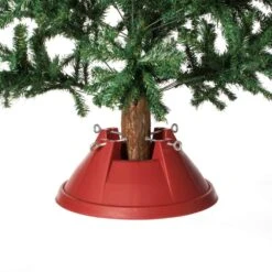 Red Plastic Christmas Tree Stand With Screw Fastener 19 Red Plastic Christmas Tree Stand With Screw Fastener -Christmas Decor Shop gardenised christmas tree stands qi004154 rd 76 1000