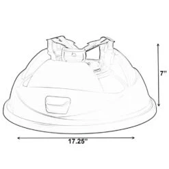 Indoor Automatic Green Christmas Tree Stand With Water Reservoir, Adjustable Metal Claws 12 Indoor Automatic Green Christmas Tree Stand With Water Reservoir, Adjustable Metal Claws -Christmas Decor Shop gardenised christmas tree stands qi004591 1f 1000