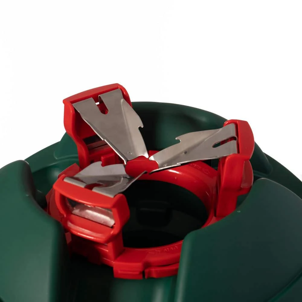 Indoor Automatic Green Christmas Tree Stand With Water Reservoir, Adjustable Metal Claws 8 Indoor Automatic Green Christmas Tree Stand With Water Reservoir, Adjustable Metal Claws - Image 6