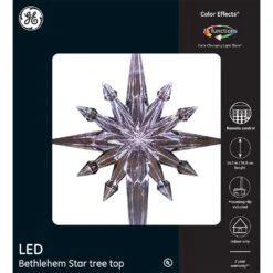Color Effects Bethlehem Star Tree Top 13 Color Effects Bethlehem Star Tree Top -Christmas Decor Shop ge christmas tree toppers 88995hd 1d 1000