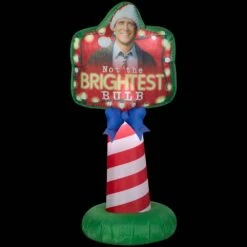 5 Ft. Tall Airblown-Outdoor Sign-NLCV Not The Brightest Bulb Sign-MD-WB Inflatable