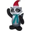 3.5 Ft. Raccoon Christmas Inflatable -Christmas Decor Shop gemmy christmas inflatables g 82460 64 1000