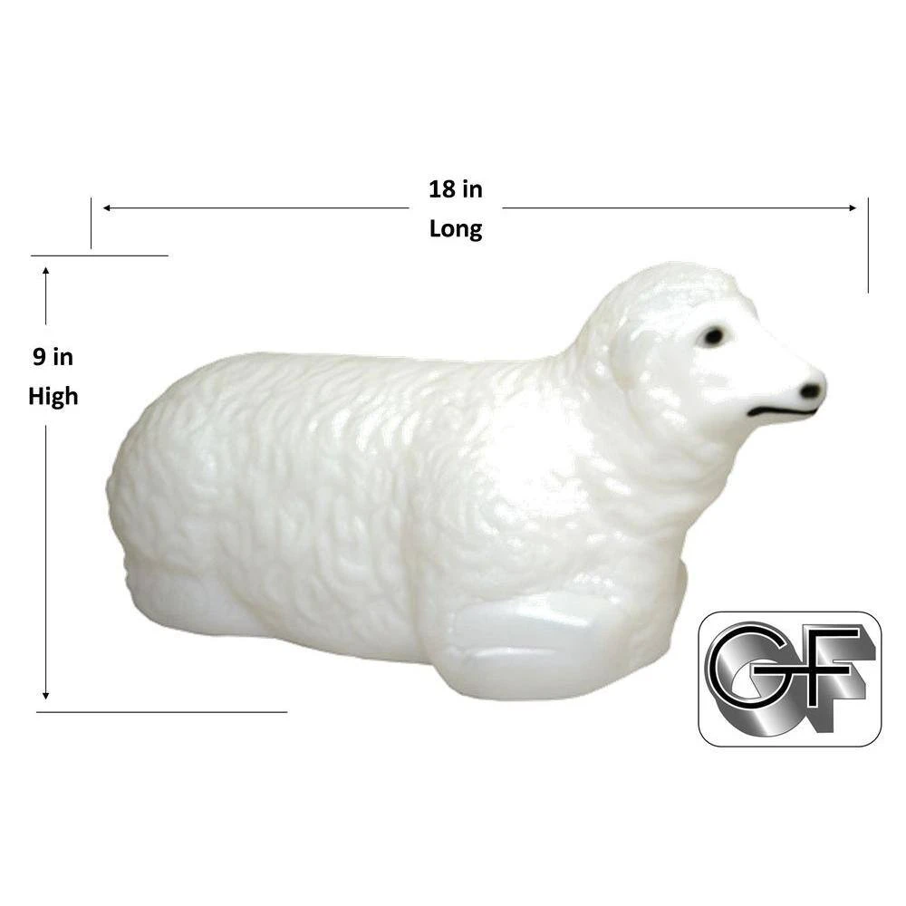 9 In. Sheep Statue 4 9 In. Sheep Statue - Image 2