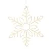 30.7 In. High Electric LED Cool White Neon Lit Hanging Snow Flake With Outdoor Adaptor -Christmas Decor Shop gerson international christmas window decorations 2504520ec 64 1000