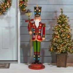 52 In. H Metal Battery-Operated Outdoor Toy Soldier With Lights -Christmas Decor Shop gerson international christmas yard decorations 2498450ec c3 1000
