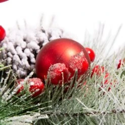 12.85 In. H X 20 In. L Christmas Metal In. Joy In. Floral Center Piece -Christmas Decor Shop glitzhome christmas centerpieces 2009900011 4f 1000