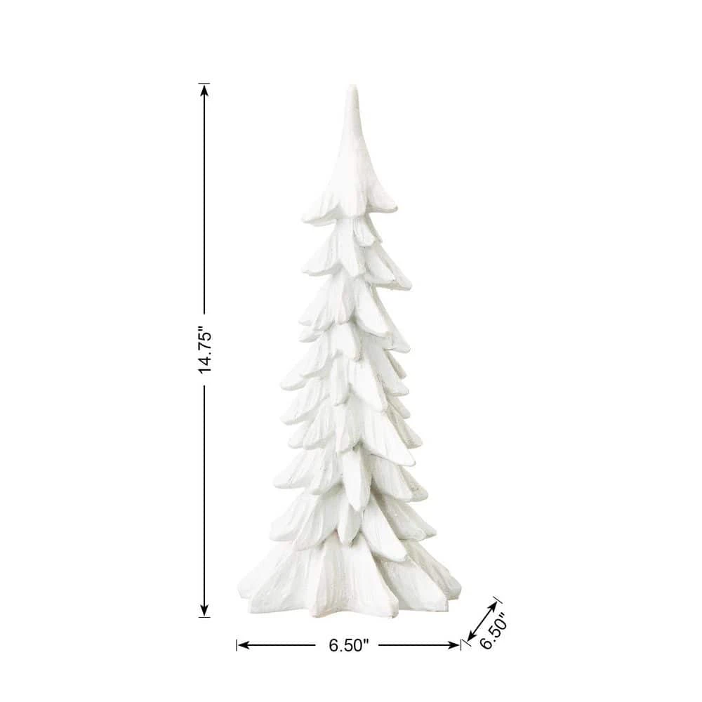 14.75 In. H Resin Christmas Table Tree Decor 7 14.75 In. H Resin Christmas Table Tree Decor - Image 5