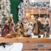 16 In. H Oversized Resin Nativity Figurine Set (12-Pieces) -Christmas Decor Shop glitzhome christmas figurines 2009900018 64 1000