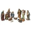 10 In. H Resin Nativity Figurine Set (12-Pieces) 1 10 In. H Resin Nativity Figurine Set (12-Pieces) -Christmas Decor Shop glitzhome christmas figurines 2009900019 64 1000