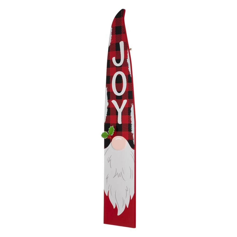 42 In. H Wooden Christmas Gnome Porch Sign 8 42 In. H Wooden Christmas Gnome Porch Sign - Image 6