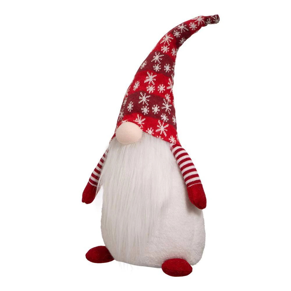 24 In. H Fabric Christmas Gnome Standing Decor 4 24 In. H Fabric Christmas Gnome Standing Decor - Image 2