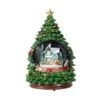 9.25 In. H Christmas Resin Lighted Musical Snowflakes Christmas Tree Waterglobe -Christmas Decor Shop glitzhome christmas figurines 2040300005 64 1000