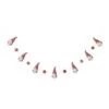 6 Ft. L Red And White Fabric Christmas Gnome Gardland -Christmas Decor Shop glitzhome christmas garland 2010300001 64 1000