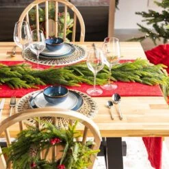 6 Ft. Greenery PE Dripping Artificial Christmas Garland (Set Of 2) 13 6 Ft. Greenery PE Dripping Artificial Christmas Garland (Set Of 2) -Christmas Decor Shop glitzhome christmas garland 2016000056 44 1000