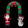 8 Ft. Inflatable Santa Snowman Gate Arch -Christmas Decor Shop glitzhome christmas inflatables 2005200001 64 1000