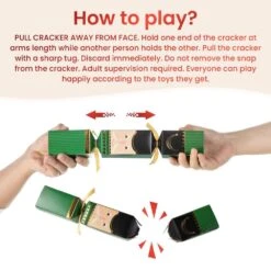 2.00 In. Christmas Nutcracker Party Cracker Ornament With Gift Contents (8 Pack) 18 2.00 In. Christmas Nutcracker Party Cracker Ornament With Gift Contents (8 Pack) -Christmas Decor Shop glitzhome christmas ornament sets 2039900011 1f 1000