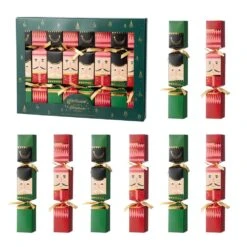 2.00 In. Christmas Nutcracker Party Cracker Ornament With Gift Contents (8 Pack)