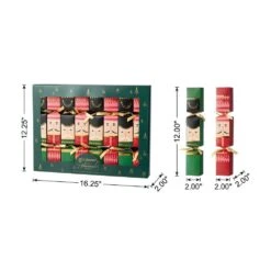 2.00 In. Christmas Nutcracker Party Cracker Ornament With Gift Contents (8 Pack) 16 2.00 In. Christmas Nutcracker Party Cracker Ornament With Gift Contents (8 Pack) -Christmas Decor Shop glitzhome christmas ornament sets 2039900011 c3 1000