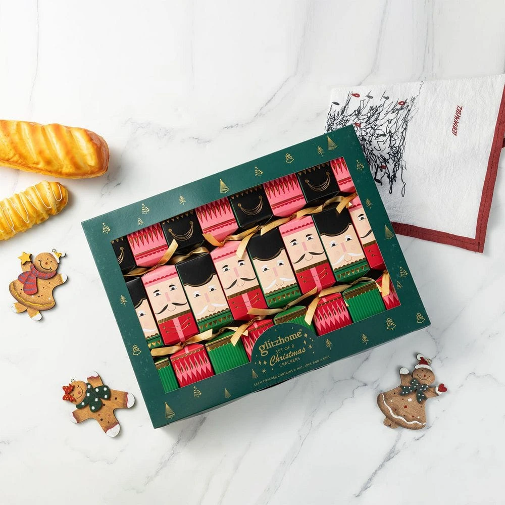 2.00 In. Christmas Nutcracker Party Cracker Ornament With Gift Contents (8 Pack) 4 2.00 In. Christmas Nutcracker Party Cracker Ornament With Gift Contents (8 Pack) - Image 2