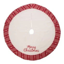 48 In. Tree Skirt With 2 Stocking White Fleece Christmas Decoration (Set Of 3) 10 48 In. Tree Skirt With 2 Stocking White Fleece Christmas Decoration (Set Of 3) -Christmas Decor Shop glitzhome christmas textiles 2004700029 4f 1000