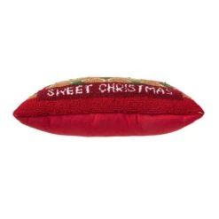 12 In. H Hooked Gingerbread Boy And Girl Pillow -Christmas Decor Shop glitzhome christmas textiles 2004800039 1f 1000