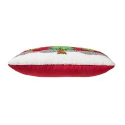 12 In. H Hooked Bent Trees Pillow -Christmas Decor Shop glitzhome christmas textiles 2004800040 1f 1000