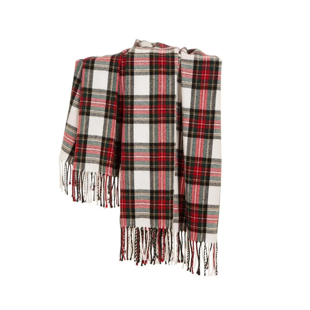 60 In. L Lodge Plaid Woven Throw 6 60 In. L Lodge Plaid Woven Throw - Image 4