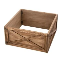 22.09 In. L Natural Wooden Tree Collar (KD)