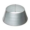 26 In. D Galvanized Metal Tree Collar (KD) -Christmas Decor Shop glitzhome christmas tree collars 2010600012 64 1000
