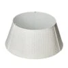 26 In. D Washed White Metal Woven Tree Collar (KD) 2 26 In. D Washed White Metal Woven Tree Collar (KD) -Christmas Decor Shop glitzhome christmas tree collars 2010600023 64 1000