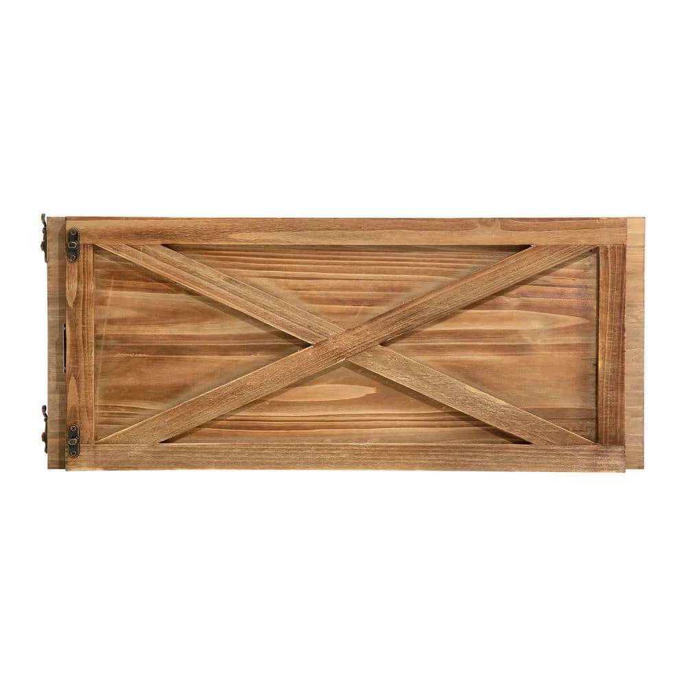 10.98 In .H X 26 In. D Natural Wooden Brown Tree Collar (KD) 8 10.98 In .H X 26 In. D Natural Wooden Brown Tree Collar (KD) - Image 6