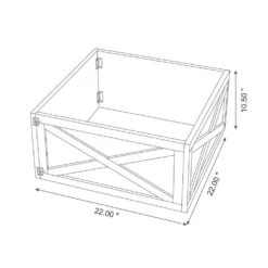 22 In. D Warm Gray Wooden Tree Collar (KD) 14 22 In. D Warm Gray Wooden Tree Collar (KD) -Christmas Decor Shop glitzhome christmas tree collars 2010600032 4f 1000