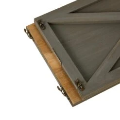 26 In. D Warm Gray Wooden Tree Collar (KD) 15 26 In. D Warm Gray Wooden Tree Collar (KD) -Christmas Decor Shop glitzhome christmas tree collars 2010600033 1f 1000