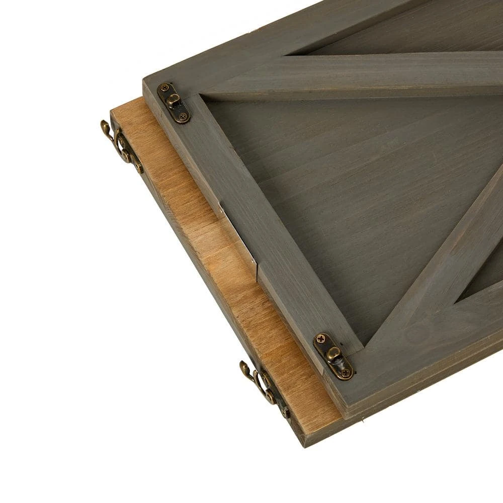 26 In. D Warm Gray Wooden Tree Collar (KD) 8 26 In. D Warm Gray Wooden Tree Collar (KD) - Image 6