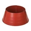 22 In. D Christmas Painted Red Metal Tree Collar (KD) -Christmas Decor Shop glitzhome christmas tree collars 2010600041 64 1000