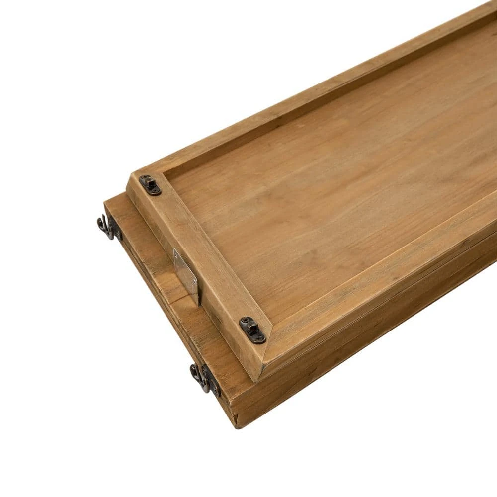 40 In. L Natural Wooden Trapezoid In. Farm Fresh In. Christmas Tree Collar (KD) 8 40 In. L Natural Wooden Trapezoid In. Farm Fresh In. Christmas Tree Collar (KD) - Image 6