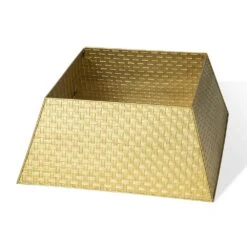 25.75 In. L Trapezoid Gold Metal Weave Tree Collar